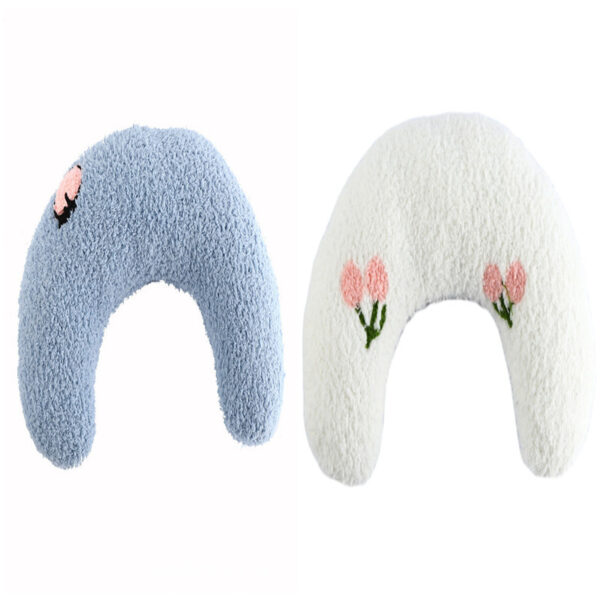 Little Pillow For Cats Fashion Neck Protector Deep Sleep Puppy U-Shaped Pillow Pets Pillow Kitten Headrest Dog Sleeping Pillow Pet Products - Image 9