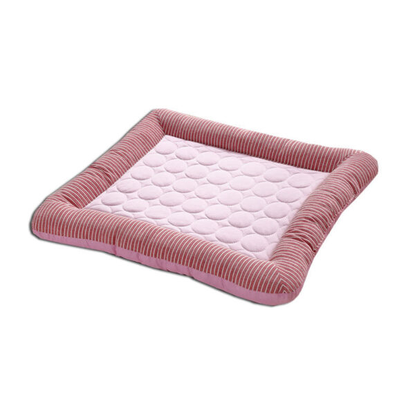 Pet Cooling Pad Bed For Dogs Cats Puppy Kitten Cool Mat Pet Blanket Ice Silk Material Soft For Summer Sleeping  Blue Breathable - Image 10