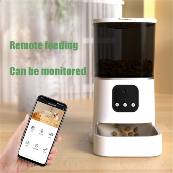 Pet Automatic Feeder Large Capacity Smart Voice Recorder APP Control Timer Feeding Cat Dog Food Dispenser With WiFi Pet Bowl - Image 10