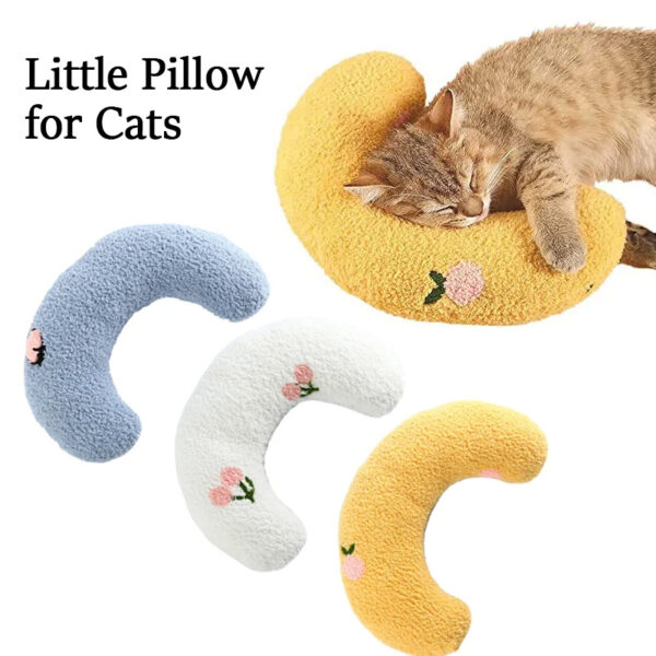 Little Pillow For Cats Fashion Neck Protector Deep Sleep Puppy U-Shaped Pillow Pets Pillow Kitten Headrest Dog Sleeping Pillow Pet Products - Image 4