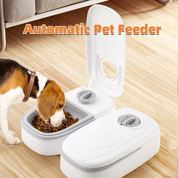 Automatic Pet Feeder Smart Food Dispenser For Cats Dogs Timer Stainless Steel Bowl Auto Dog Cat Pet Feeding Pets Supplies - Image 8