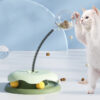 Cat Leakage Food 2 In 1 Toys Turntable Ball Toys Kitten Funny Cat Training Spring Ball Cat Supplies Pet Products - Image 7