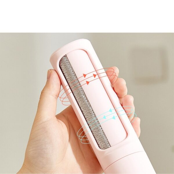 2-1 Reusable Pet Hair Remover Brush Lint Roller Portable Effective Self Cleaning Tool for Cat Dog Fur Hair Dust Removal Brush - Image 3