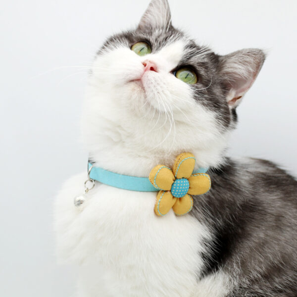 Pet Accessories Flowers Small Fresh Cat Bell Collar - Image 7