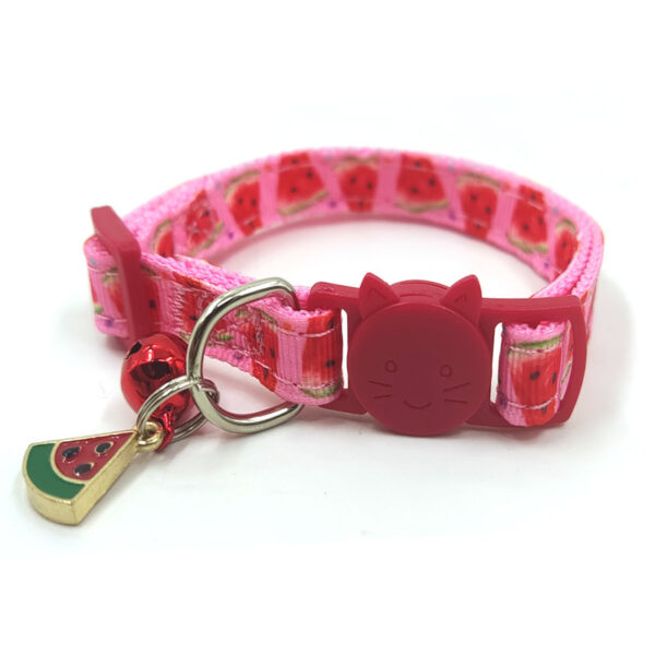 Cat Printed Bell Collar Cat Strap - Image 2