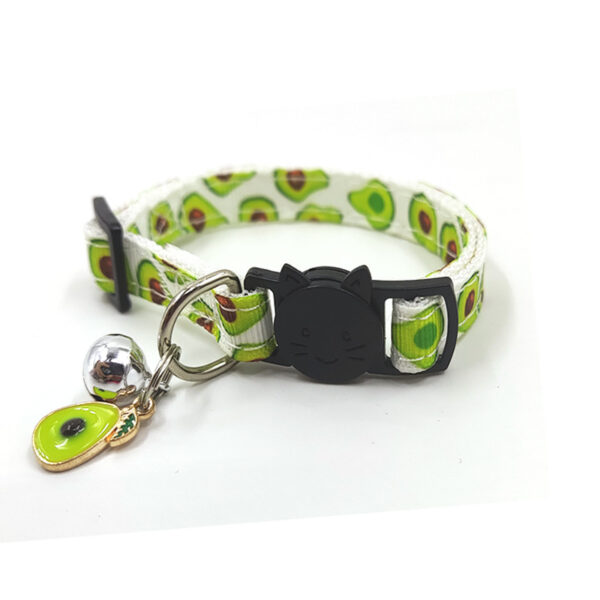 Cat Printed Bell Collar Cat Strap - Image 4