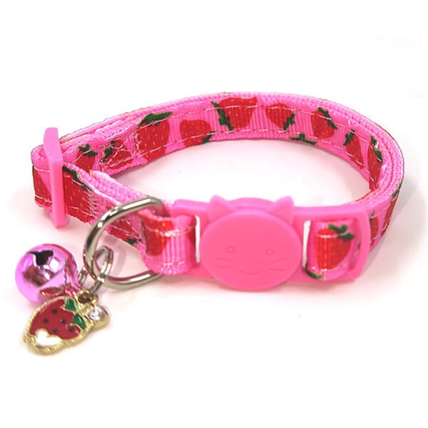 Cat Printed Bell Collar Cat Strap - Image 6