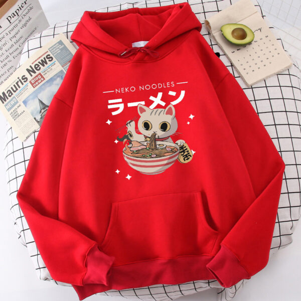 Fashion Cat Print Women's Pullover - Image 6