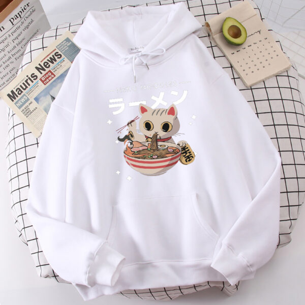 Fashion Cat Print Women's Pullover - Image 8