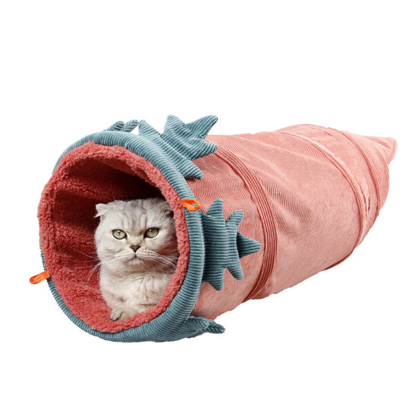 Creative Fruit Funny Pet Cat Tunnel Toys Puppy Ferrets Rabbit Play Dog Tunnel Tubes Toy Tube - Image 5