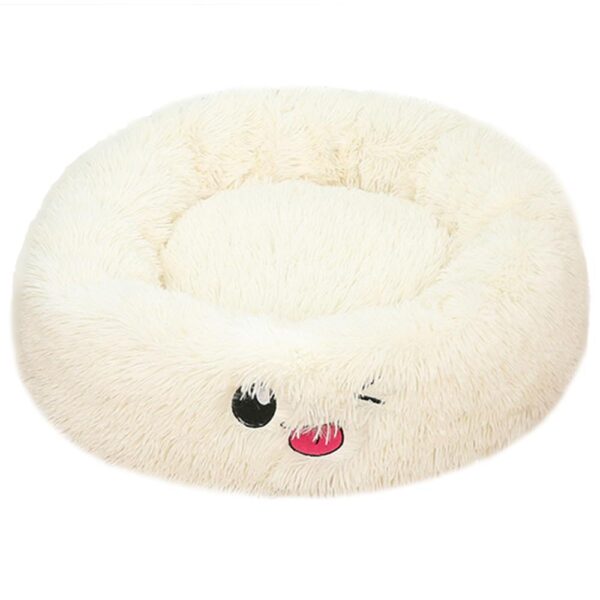 Cat Beds For Small Dogs Round Plush Cat Litter Kennel Pet Nest Mat Puppy Beds - Image 8