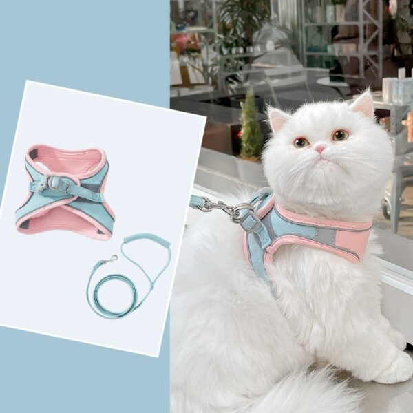 Cat Pulling Rope Vest Reflective Chest Strap - Image 2