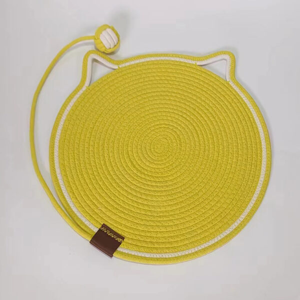 Braided Cotton Rope Cat Claw Mat Self Hi Ball One Piece Sleeping Mat Washable Anti Sticky Scratching Artifact Cat Scratching Mat Pet Products - Image 6