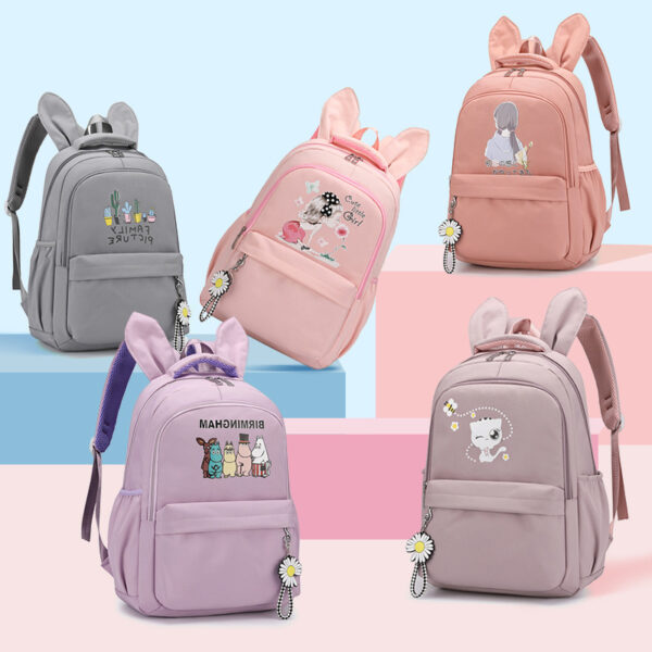 Nylon wear-resistant waterproof schoolbag