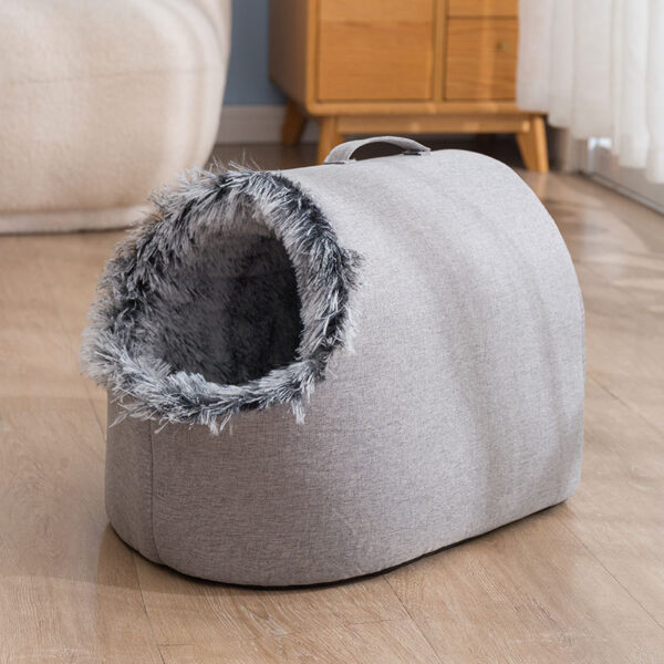 Autumn And Winter Fleece-lined Cat Nest Closed Sleeping Bag - Image 6