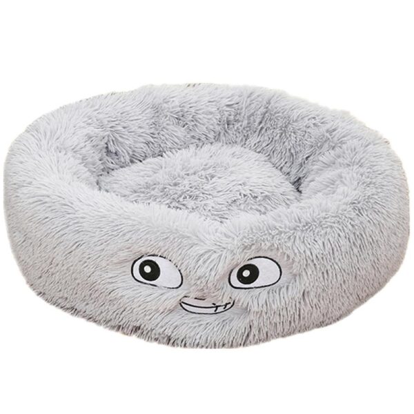 Cat Beds For Small Dogs Round Plush Cat Litter Kennel Pet Nest Mat Puppy Beds - Image 3