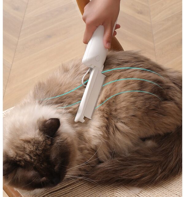 Cat Groomer Pet Hair Removal Brush Cat Grooming Brush Dog Cat Massage Epilator To Remove Floating Hair Cat Hair Dog Pet Supplies - Image 7