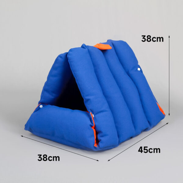 Triangular Sofa Cat Nest And Drilled Holes Can Be Combined And Deformed Multi-purpose Warm Autumn And Winter Pet Nests - Image 5