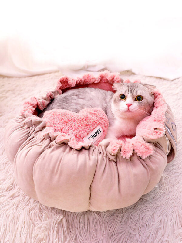 Simple Enclosed Winter Warm Cat Nest - Image 3