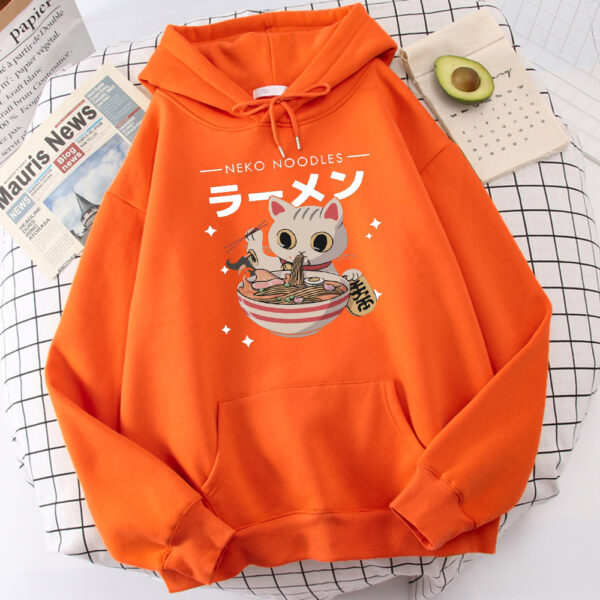 Fashion Cat Print Women's Pullover - Image 7