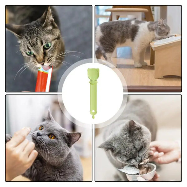 Cat Strip Feeder Cat Squeeze Spoon Cat Food Accessories - Image 10