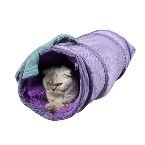 Creative Fruit Funny Pet Cat Tunnel Toys Puppy Ferrets Rabbit Play Dog Tunnel Tubes Toy Tube - Image 4