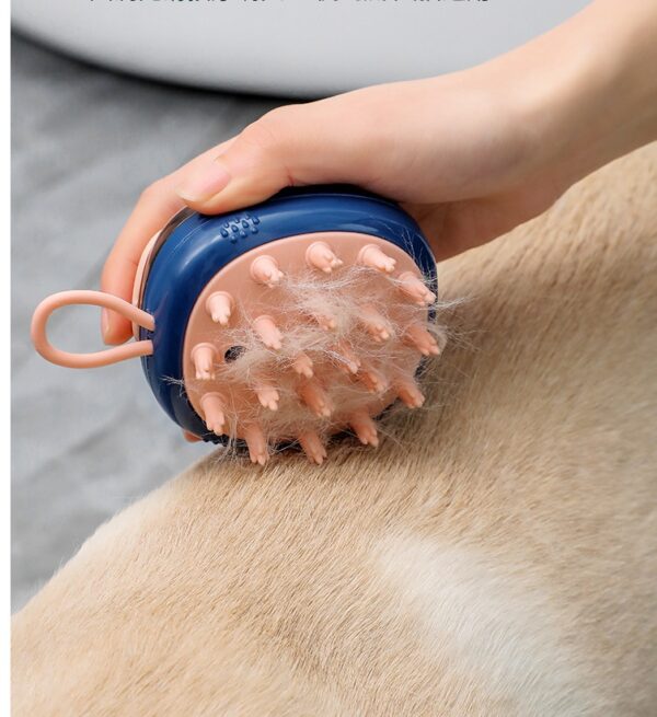 New 2 In 1 Pet Cat Dog Cleaning Bathing Massage Shampoo Soap Dispensing Grooming Brush Pets Supplies - Image 7