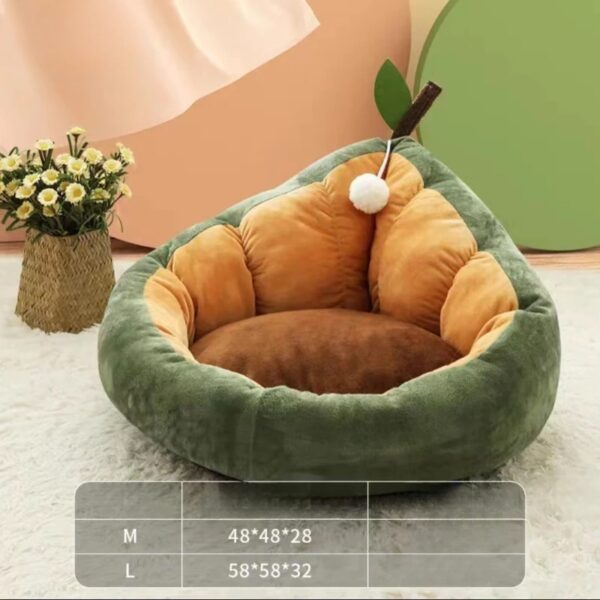 Cute Cat House Warm Soft Cotton Cat Bed Kennel Cozy Nest - Image 5