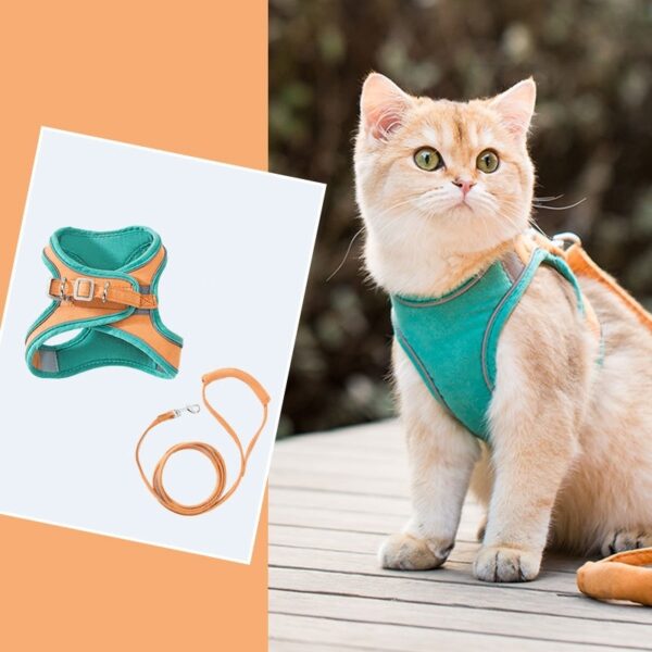 Cat Pulling Rope Vest Reflective Chest Strap - Image 7