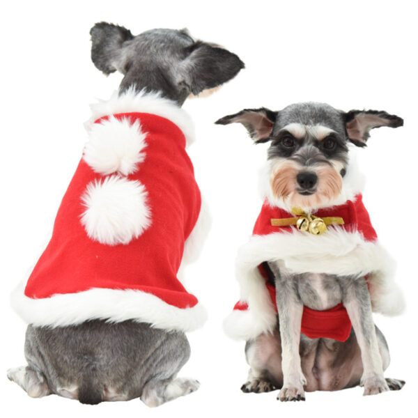 Cute Dog Cat Costume Christmas Cloak Halloween Disguise Cat - Image 8