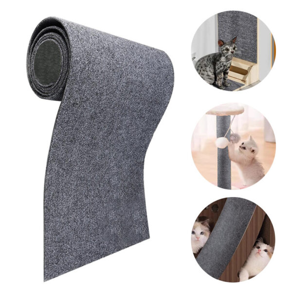 Self-Adhesive Carpet Cats Scratch Board Wall Anti Cat Scratch Sofa DIY Cats Scratch Board Sofa Protection Paws Sharpen Trimmable Pet Products - Image 3