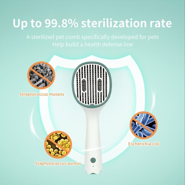 Cat Sterilization Comb Pet Brush For Shedding And Grooming Self-Cleaning Slicker Brush For Long And Short Hair - Image 8