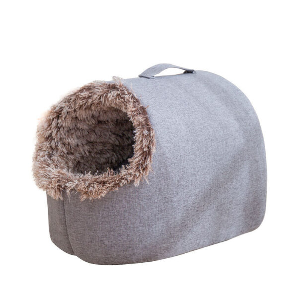 Autumn And Winter Fleece-lined Cat Nest Closed Sleeping Bag - Image 5