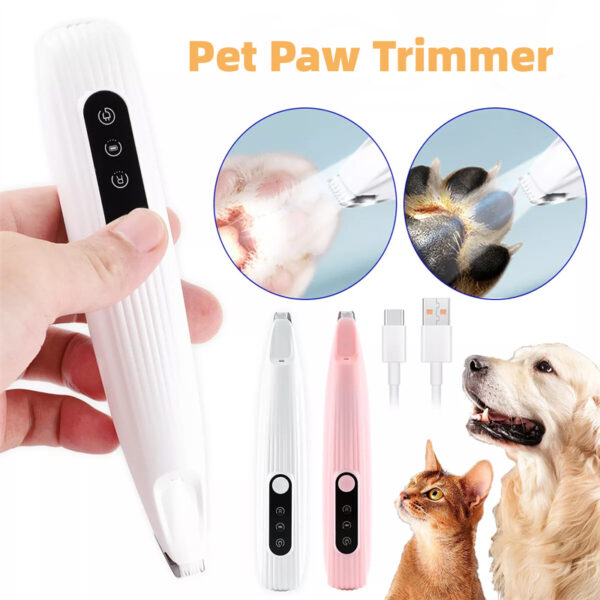 Pets Efficient LED Shaving Cat Dog Foot Hair Electric Clipper Pet Products - Image 3