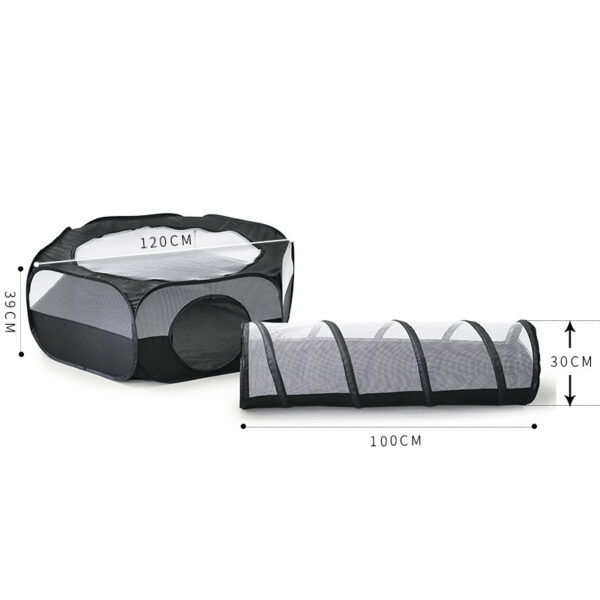 Cat Pet Removable Foldable Comfortable Touch Multifunctional Not Taking Up Space Cat Tunnel Not Stained With Hair Cat Supplies - Image 5