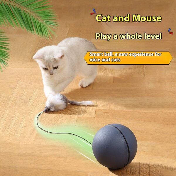 Cat Toys Mouse Teaser Ball Funny Moving Toy For Pets Cat Dog Electric Teaser Ball Automatic Intelligent Rolling Ball Pet Products - Image 7