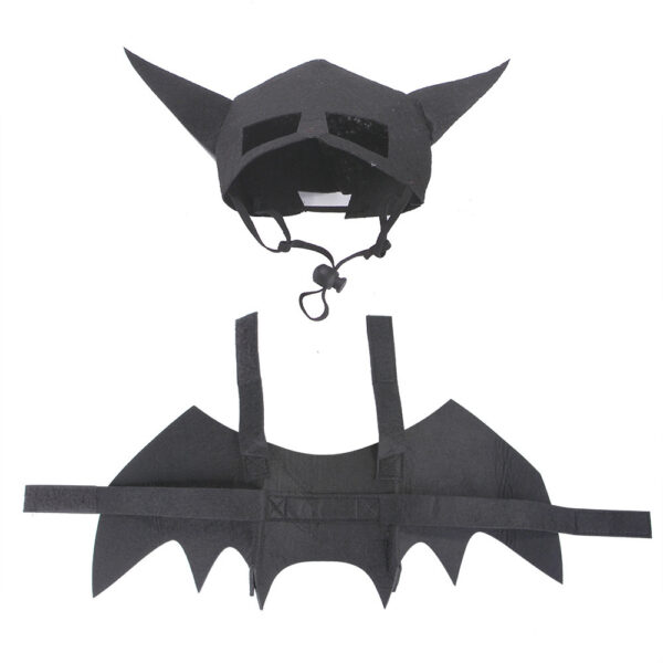 Halloween Pet Mask Bat Wings Corset - Image 4