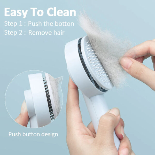 Pet Needle Comb Hair Remover Brush Dog And Cat Pet Comb Self Cleaning Massage Brushes Grooming Supplies - Image 5