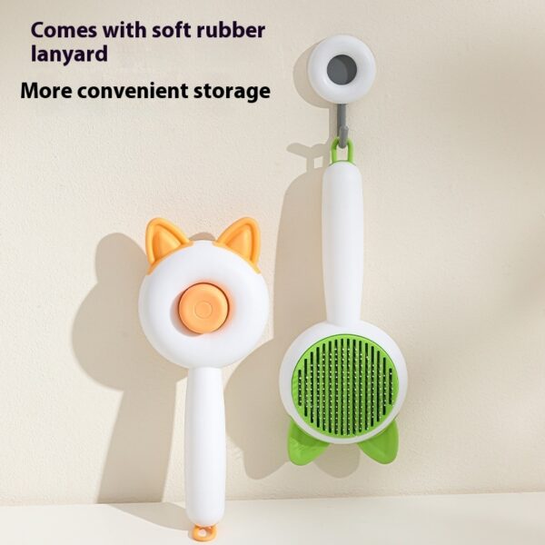 Pet Cat Comb Self Cleaning Pet Hair Remover Brush For Dogs Cats Grooming Tools Pets Dematting Comb Dogs Accessories Pet Products - Image 9