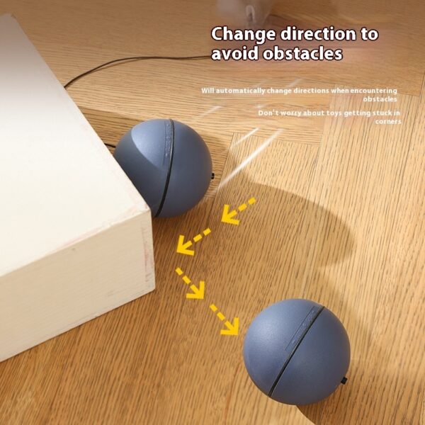 Cat Toys Mouse Teaser Ball Funny Moving Toy For Pets Cat Dog Electric Teaser Ball Automatic Intelligent Rolling Ball Pet Products - Image 4