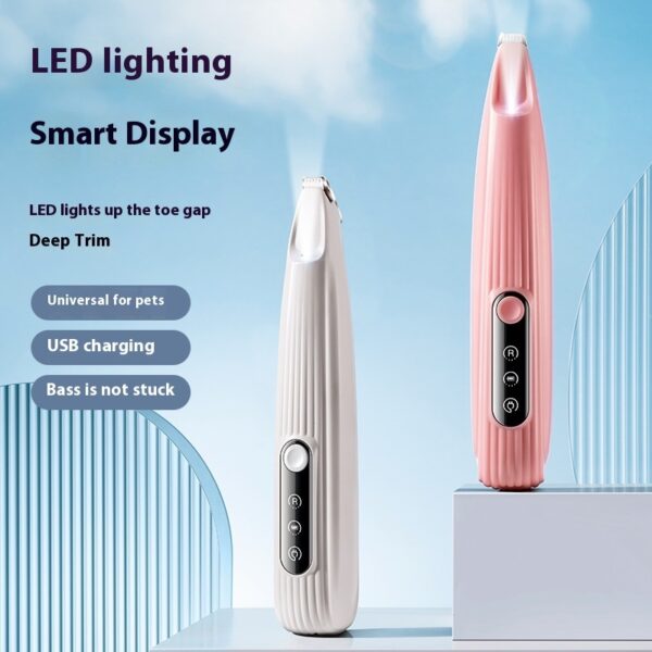 Pets Efficient LED Shaving Cat Dog Foot Hair Electric Clipper Pet Products - Image 4