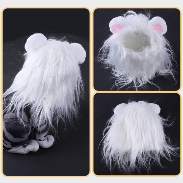 Cat Headgear Funny Dress Up, Cat Clothing Lion Headgear - Image 4