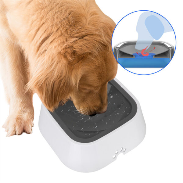 1.5L Cat Dog Water Bowl Carried Floating Bowl Anti-Overflow Slow Water Feeder Dispenser Pet Fountain ABS&PP Cat Supplies - Image 3