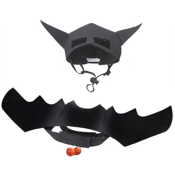 Halloween Pet Mask Bat Wings Corset - Image 6