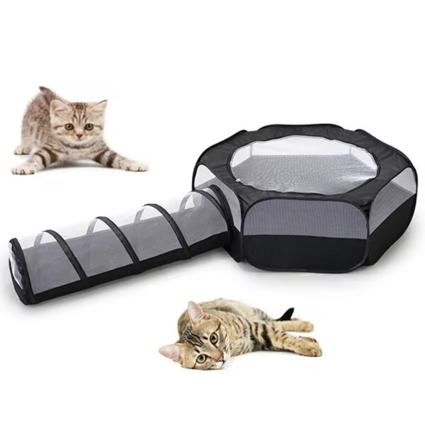 Cat Pet Removable Foldable Comfortable Touch Multifunctional Not Taking Up Space Cat Tunnel Not Stained With Hair Cat Supplies