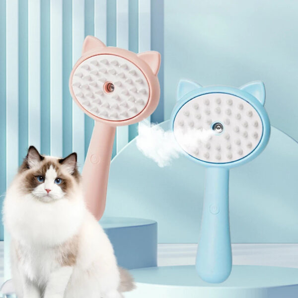 Hair Cleaning Brush With Mist Multifunctional Cat Grooming Brush Rechargeable Self Cleaning Slicker Brush For Cats Pets & Dogs Pet Products - Image 3