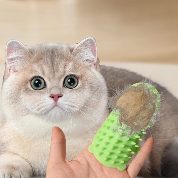 Pets Cat Hair Removal Massage Comb Cats Scratching Rubbing Brush Kitten Grooming Self Cleaning Wall Corner Cat Scratcher Combs Pet Products - Image 6