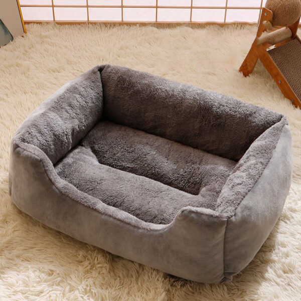 Bed For Cats Pet Products Warm Cushions Kitten Goods Accessories Dog All Beds And Furniture Things Accessory Habitats House Beds - Image 2