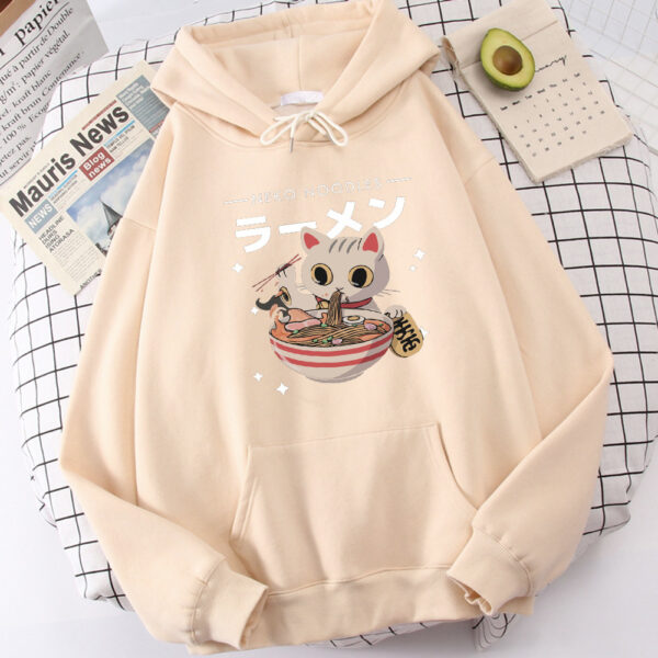 Fashion Cat Print Women's Pullover - Image 9