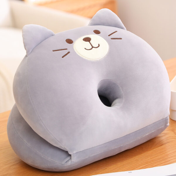 Lunch Break Fashion Cute Cat Plush Pillow - Image 3